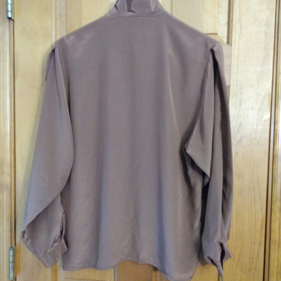 Vintage Suzelle satiny‎ embroidered blouse with Western details - Picture 5 of 5